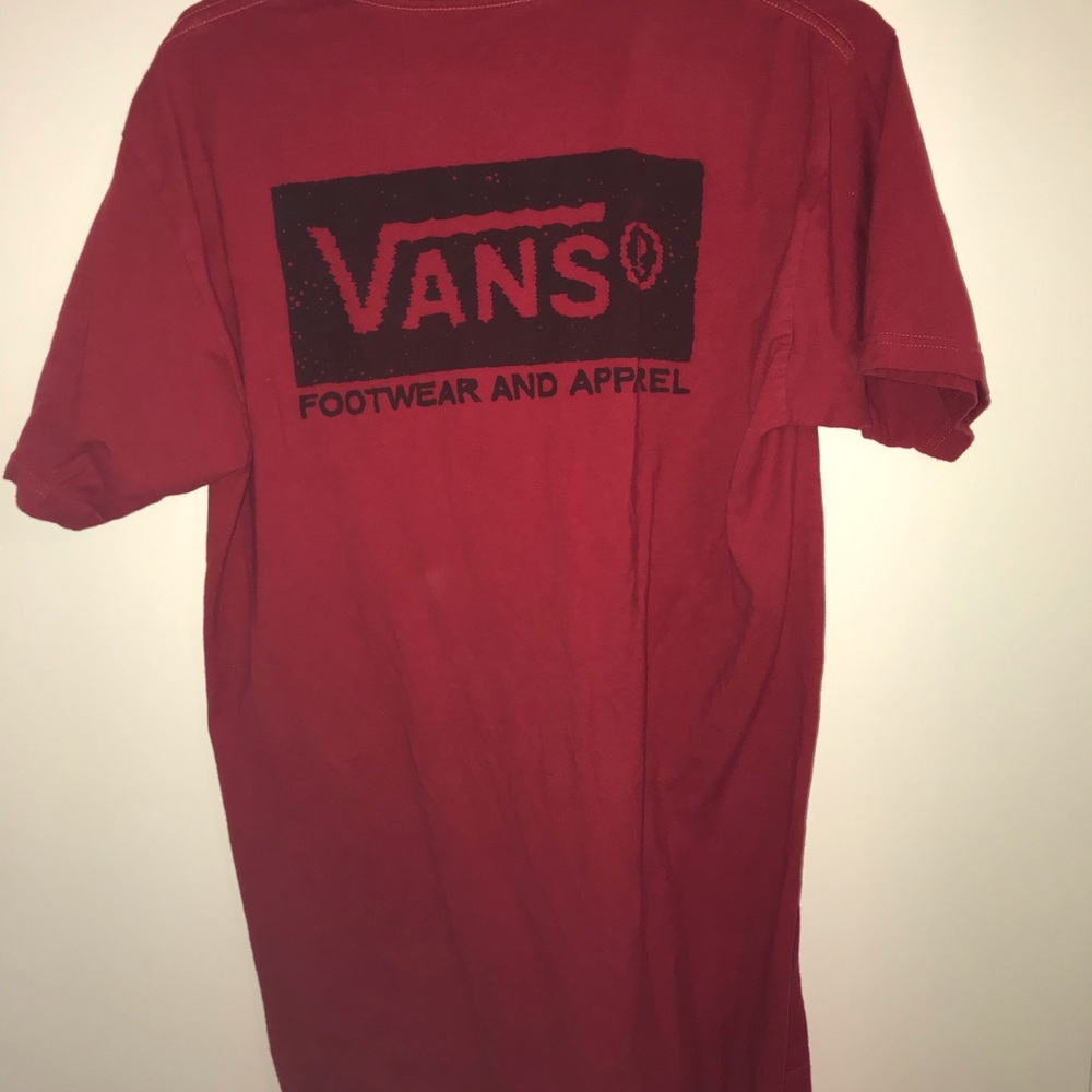 Red vans t-shirt